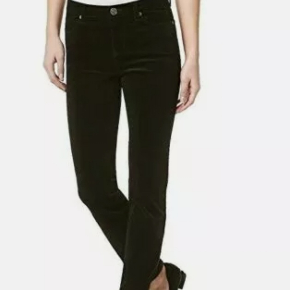 BUFFALO DAVID BITTON SUPREME BROWN MID-RISE SKINNY STRETCH CORDUROY JEANS